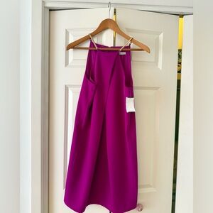 NWT Trina Turk Fuchsia Sleeveless Mini Dress